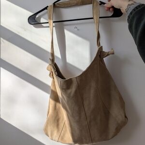 Vintage America Tan Shoulder Bag